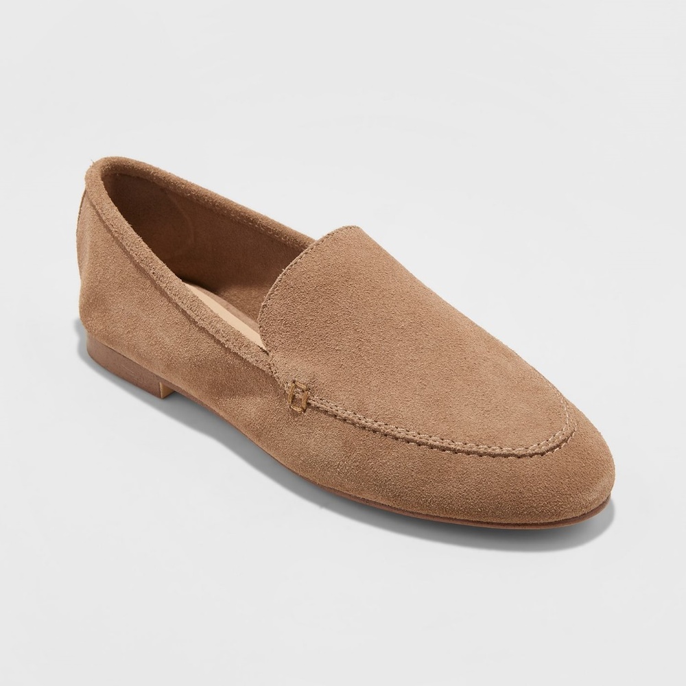NEW A New Day Taupe Mila Suede Loafers 10/11 NWT - Picture 8 of 8